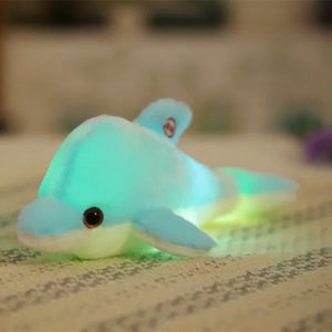 Dolphin Glowing LED Light Plush Toy (Medium/Large)