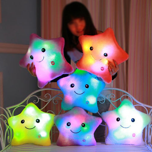 Luminous LED Light Up Star Plush Toy (Multiple Colors)
