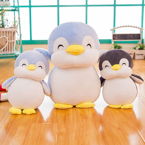 30-55cm Soft Fat Penguin Plush Toys Stuffed Cartoon Animal Doll Fashion Toy for Kids Baby Lovely Girls Christmas Birthday Gift