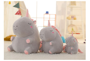 unicorn plush toy fat unicorn doll cute animal stuffed unicornio soft pillow baby kids toys for girl birthday christmas gift