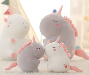 unicorn plush toy fat unicorn doll cute animal stuffed unicornio soft pillow baby kids toys for girl birthday christmas gift