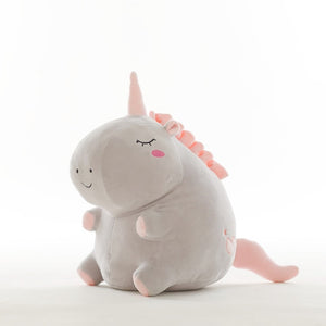 unicorn plush toy fat unicorn doll cute animal stuffed unicornio soft pillow baby kids toys for girl birthday christmas gift