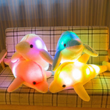 Load image into Gallery viewer, Dolphin Glowing LED Light Plush Toy (Medium/Large)