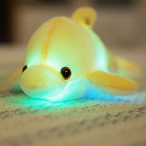 Dolphin Glowing LED Light Plush Toy (Medium/Large)