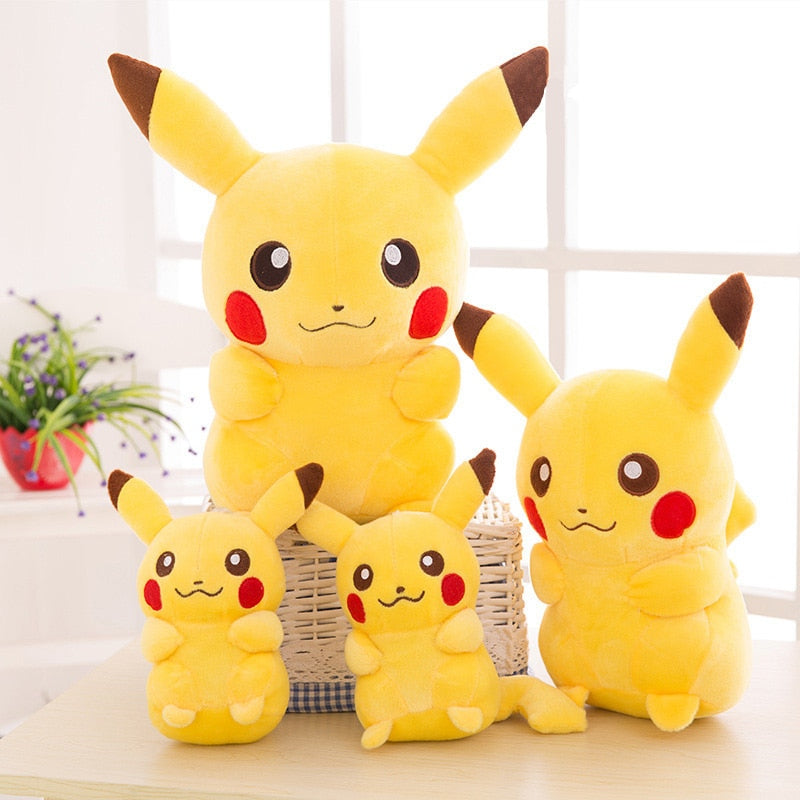 Smile Pikachu Animal Dolls, 20/35/45CM Cute Plush Toys,Children Soft PP Cotton Kids As Birthday Christmas Gift