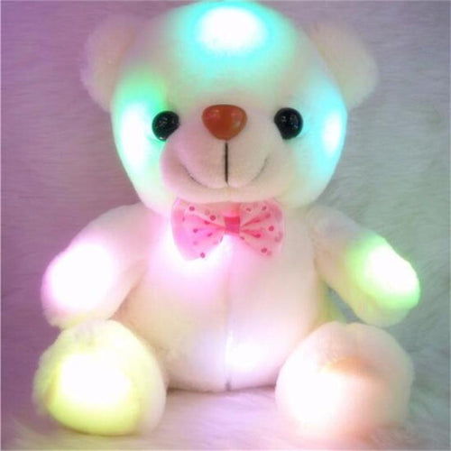 Creative Light Up LED Teddy Bear Plush Animal Toy (Small)